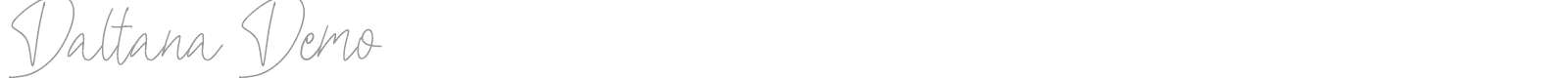 Daltana font preview